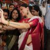 Sushmita Sen clicks Selfie with Fans at Durga Pooja