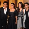 Shah Rukh Khan, Kajol, Kriti Sanon and Varun Dhawan at Trailer Launch of 'Dilwale'