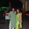 Chunky Pandey and Bhavana Pandey at Shilpa Shetty's Diwali Bash