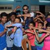 Terence Lewis poses with Kids at Diwali Celebrations