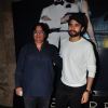 Vashu Bhagnani with son Jackky Bhagnani at Special Screening of 'Spectre'