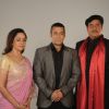 Hema Malini : Salman Khan with Hema Malini and Shatrughan Sinha