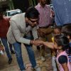 Vivek Oberoi Greets Kids at Cover Launch of Society Magazine