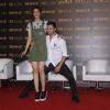 Handsome Varun Dhawan and Pretty Kriti Sanon at Launch of 'Manma Emotion Jaage' Song