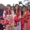 Twinkle Khanna and DImple Kapadia at Inaugration of 'Ranka' Jewellers in Pune