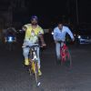 Salman Khan : Salman Khan Snapped Cycling on Mumbai Roads