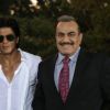 Shah Rukh Khan with Shivaji Satam poses during Promotions of Dilwale on C.I.D