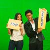 Shah Rukh Khan with Garima on Zoom's 'Yaar Mera Superstar' Show for Promotions of Dilwale