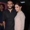 Ranveer Singh and Deepika Padukone at Mehboob Studios