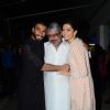 Ranveer Singh, Deepika Padukone and Sanjay Leela Bhansali at Special Screening of Bajirao Mastani