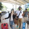 Elli Avram and VJ Andy Snapped at Airport