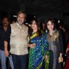 Mahesh Manjrekar and Amruta Khnavilkar at Premiere of Marathi Movie 'Natsamrat'