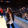 Neha Dhupia : Neha Dhupia Clicks Selfie at NBA Games