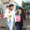 Genelia Deshmukh and Riteish Deshmukh with Son Riaan Snapped at Airport