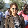 Rhea Chakraborty Snapped at Airport