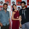 Team poses for the media at the Promotions of Fitoor on Fever FM