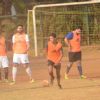 Abhishek Bachchan and Raj Kundra Snapped Practicing Soccer