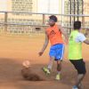 Celebs Snapped Practicing Soccer