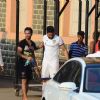 Abhishek Bachchan and Armaan Jain Snapped Practicing Soccer