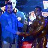 Salman Khan Presents Award to the Winner at Fitness Expo