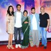 Sarah Jane Dias, Vicky Kaushal and Manish Chaudhary at Launch of Film 'Zubaan'