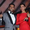 Ranveer Singh and Deepika Padukone at Filmfare Awards 2016