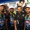 UMumba's Players With John Abraham at Mumbai Marathon