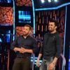 Manish Paul and Salman Promoting 'Tere Bin Laden : Dead or Alive' on the sets of Bigg Boss 9