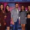 Nandish Sandhu with Miss India Winners at Launch of BCL's Ahmedabad Express Team