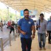 Irfan Pathan Snapped at Airport
