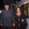 Prem Chopra with wife Uma Chopra at Prerana Joshi's Art Event