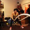 Mandira Bedi : Mandira Bedi shares her fitness mantra at 'Muscle Talk' Gym in Chembur