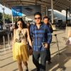 Divya Khosla and Bhushan Kumar Snapped at Airport