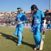 Riteish Deshmukh Bats for Mumbai Heroes at CCL Match