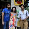 Vaibhav, Scherezade, Anuj Sachdeva at Launch of 'The Beer Cafe'