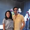Sulaiman Merchant with Her Wife at Shane Falguni Brunch for Rustomjee