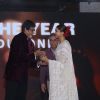 Amitabh Bachchan and Deepika Padukone - On Stage at NDTV Indian of the Year Awards