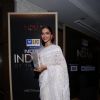 Deepika Padukone Shows Her Award at  NDTV Indian of the Year Awards