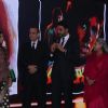 Shweta Nanda, Abhishek Bachchan and Jaya Bachchan at NDTV Indian of the Year Awards