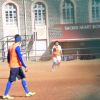 Armaan Jain Snapped Practicing Soccer