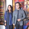 Vivek Oberoi with Wife Priyanka Alva at an Art Exhibition