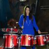 Krishika Lulla try her Hands on Drumming at Launch of Film 'Banjo'