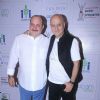 Anupam Kher and Raju Kher at a Charity Event