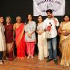 Dolly Thakore, Juhi Chawla and Sushant Singh at Marathi Sahitya Sangh Event