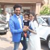 Genelia & Riteish's Son Riaan Pose for media at Arpita Khan's Baby Shower Ceremony!