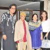 Talat and Bina Aziz pose with Khayyam Saab on his 90th Birth Anniversary