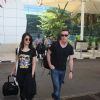 Lovely Lady Illeana Dcruz with her Boyfriend Snapped at Airport