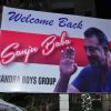 Banners Mounted in Bandra to Welcome back Sanjay Dutt post his release!