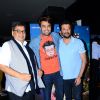 Anil Kapoor, Manish Paul and Subhash Ghai at Special Screening of 'Tere Bin Laden: Dead or Alive'