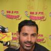 John Abraham Goes Live at Radio Mirchi for Promotions of 'Rocky Handsome'